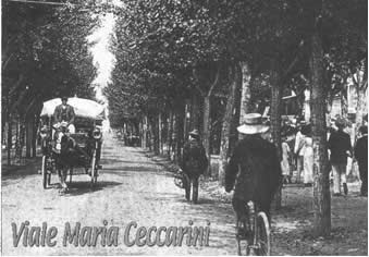 Riccione - Viale Ceccarini - Foto Storica - (Cliccare per chiudere la finestra)